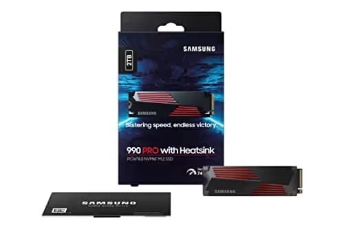 Samsung 990 Pro w/Heatsink 2TB SSD M.2-2280 PCIe 4.0 NVMe image
