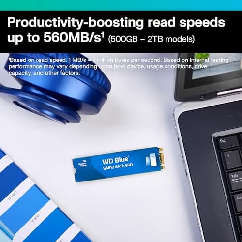 Western Digital Blue SA510 1TB M.2-2280 SSD SATA image