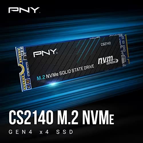 PNY CS2140 1TB M.2-2280 SSD PCIe 4.0 x4 NVMe image