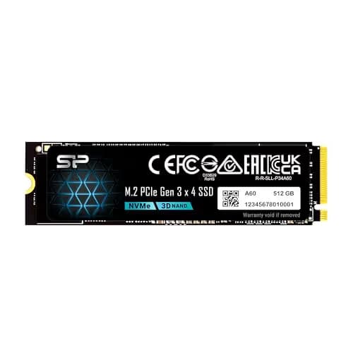 Silicon Power P34A60 512GB M.2-2280 SSD PCIe 3.0 X4 NVMe main image
