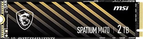 MSI SPATIUM M470 2 TB SSD M.2-2280 PCIe 4.0 X4 NVMe main image