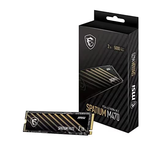 MSI SPATIUM M470 2 TB SSD M.2-2280 PCIe 4.0 X4 NVMe image