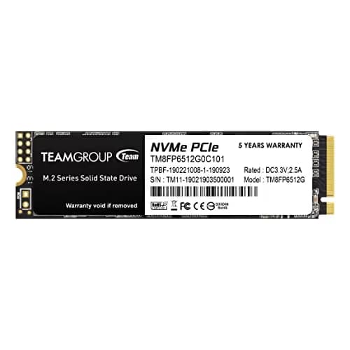 TEAMGROUP MP33 512GB SSD M.2-2280 PCIe 3.0 x4 NVMe main image