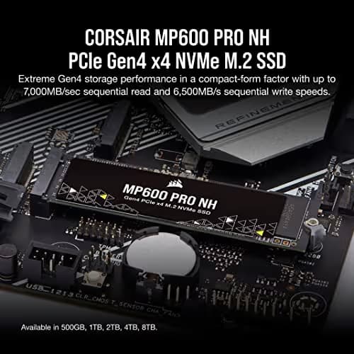 Corsair MP600 PRO NH 4TB SSD M.2-2280 PCIe 4.0 x4 NVMe image
