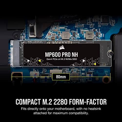 Corsair MP600 PRO NH 4TB SSD M.2-2280 PCIe 4.0 x4 NVMe image