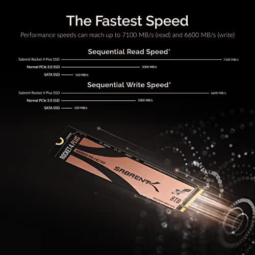 Sabrent Rocket 4 Plus 8TB SSD M.2-2280 PCIe 4.0 NVMe image