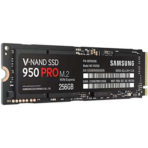 Samsung 950 PRO 256GB M.2-2280 SSD PCIe 3.0 x4 NVMe image