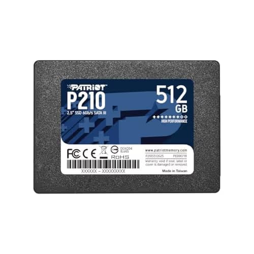 Patriot P210 512GB SSD 2.5" SATA 6.0 Gb/s image