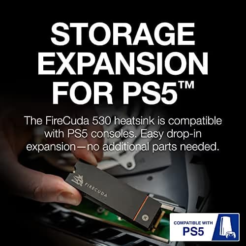 Seagate FireCuda 530 w/Heatsink 2TB SSD M.2-2280 PCIe 4.0 NVMe image