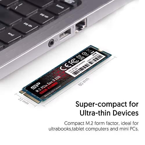 Silicon Power A80 2TB M.2-2280 SSD PCIe 3.0 X4 NVMe image