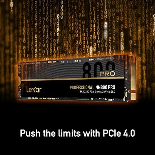 Lexar Professional NM800PRO 1TB SSD M.2-2280 PCIe 4.0 x4 NVMe image