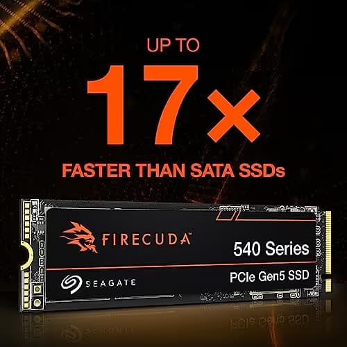 Seagate FireCuda 540 1TB SSD M.2-2280 PCIe 5.0 x4 NVMe image