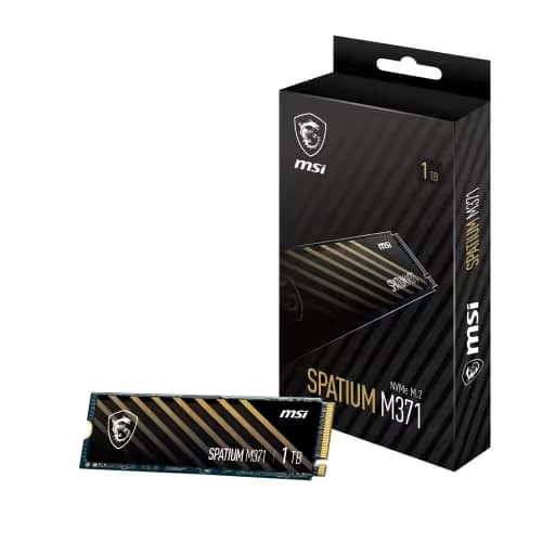 MSI SPATIUM M371 1TB SSD M.2-2280 PCIe 3.0 NVMe main image