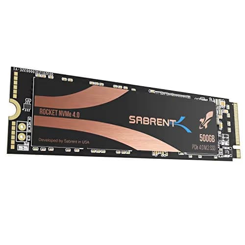 Sabrent Rocket 4.0 500GB M.2 SSD PCIe 4.0 X4 NVMe main image