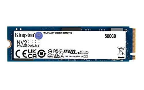 Kingston NV2 500GB M.2-2280 SSD PCIe 4.0 x4 NVMe main image