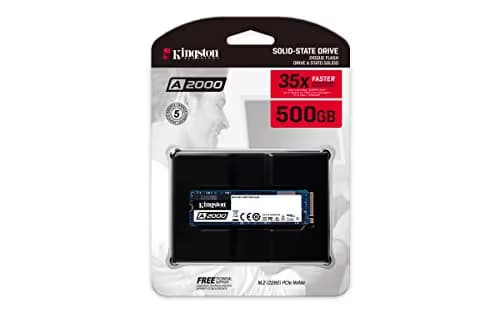 Kingston A2000 500GB M.2-2280 SSD PCIe 3.0 X4 NVMe image
