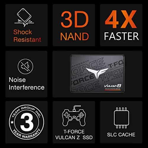 TEAMGROUP T-Force Vulcan Z 512GB SSD 2.5" SATA image