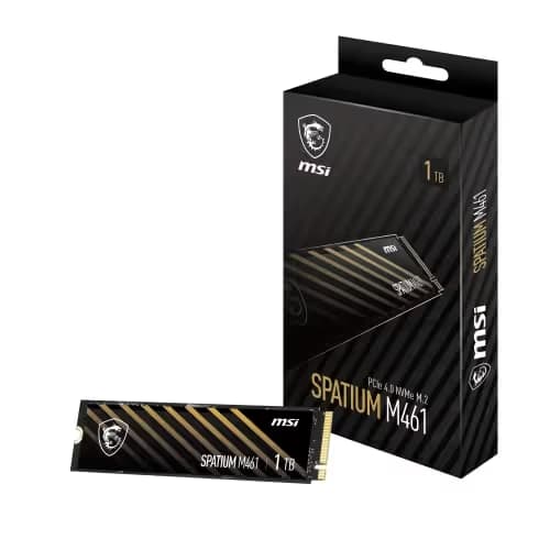 MSI SPATIUM M461 1TB SSD M.2-2280 PCIe 4.0 x4 NVMe image