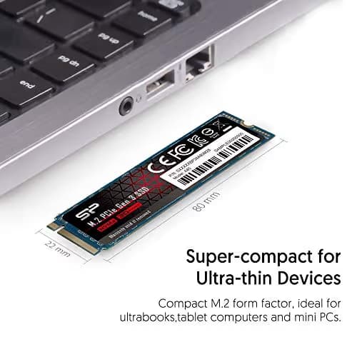 Silicon Power P34A80 1TB SSD M.2-2280 NVMe image