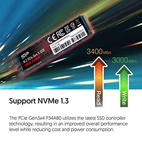 Silicon Power P34A80 1TB SSD M.2-2280 NVMe image