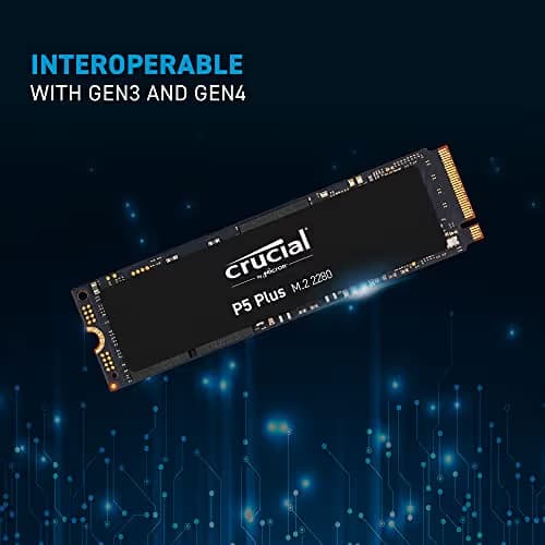 Crucial P5 Plus 2TB M.2-2280 SSD PCIe 4.0 x4 NVMe image