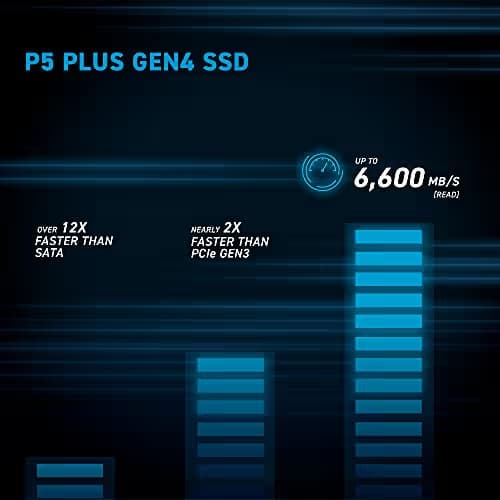 Crucial P5 Plus 2TB M.2-2280 SSD PCIe 4.0 x4 NVMe image