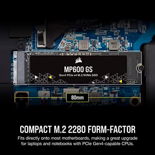 Corsair MP600 GS 2TB SSD M.2-2280 PCIe 4.0 x4 NVMe image