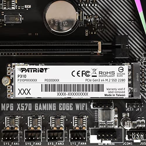 Patriot P310 240GB SSD M.2-2280 PCIe 3.0 X4 NVMe image
