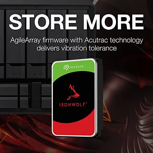 Seagate IronWolf NAS 12TB HDD 7200RPM 3.5" SATA 6.0 Gb/s image