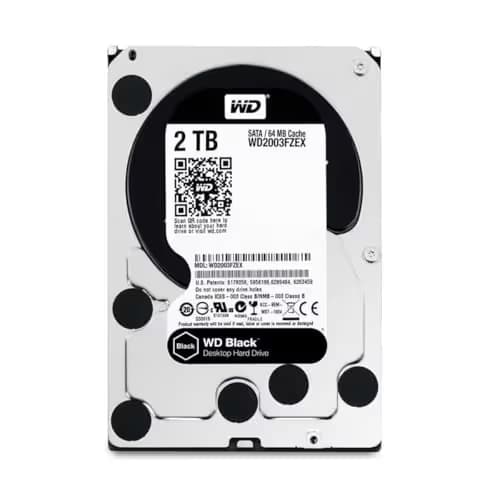 WD WD2003FZEX Black 2 TB 3.5" SATA 64 MB Cache 7200 RPM Hard Drive image