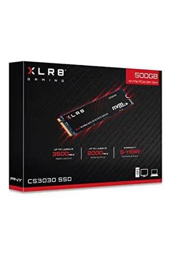 PNY XLR8 CS3030 500GB SSD M.2-2280 PCIe 3.0 x4 NVMe image