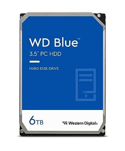 Western Digital Blue 6TB HDD 3.5" 5400RPM SATA 6.0 Gb/s Internal image