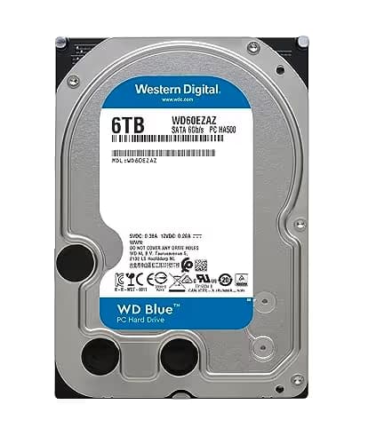 Western Digital Blue 6TB HDD 3.5" 5400RPM SATA 6.0 Gb/s Internal image