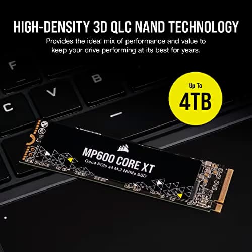Corsair MP600 CORE XT 2TB SSD M.2 PCIe 4.0 NVMe image