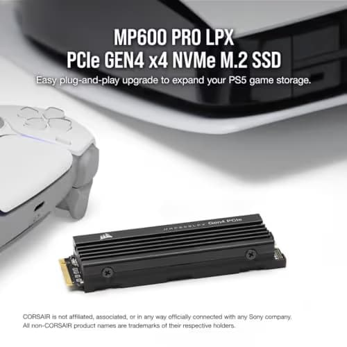 Corsair MP600 PRO LPX 2TB SSD M.2-2280 PCIe 4.0 x4 NVMe image