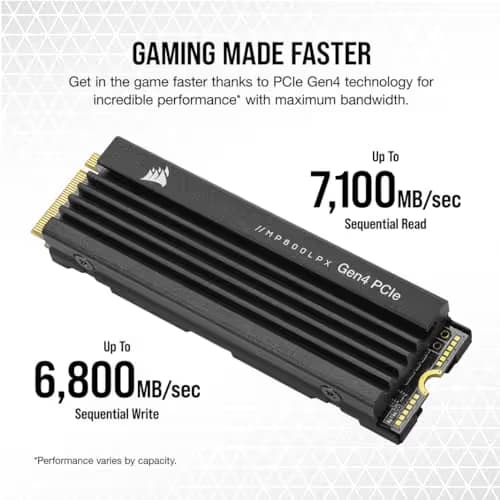 Corsair MP600 PRO LPX 2TB SSD M.2-2280 PCIe 4.0 x4 NVMe image