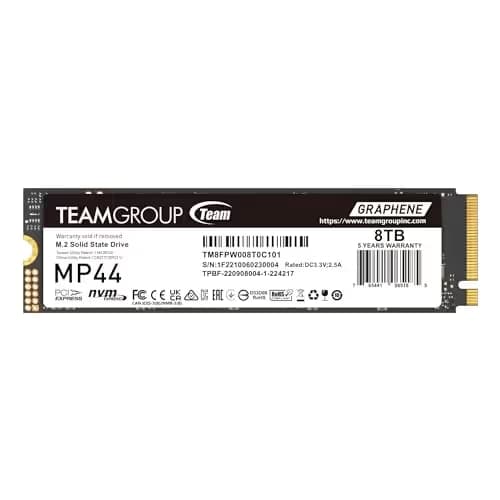 TEAMGROUP MP44 8TB M.2-2280 SSD PCIe 4.0 X4 NVMe image