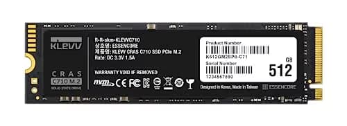 Klevv CRAS C710 512GB SSD M.2-2280 PCIe 3.0 NVMe main image