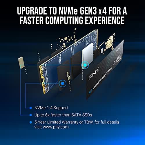 PNY CS2230 1TB SSD M.2-2280 PCIe 3.0 X4 NVMe image