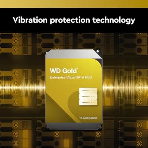 Western Digital Gold 20TB 3.5" HDD 7200RPM SATA 6.0 Gb/s Internal image