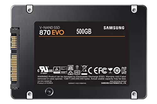 Samsung 870 Evo 500 GB SSD 2.5" SATA image