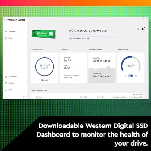 Western Digital Green SN350 960GB SSD M.2-2280 PCIe 3.0 x4 NVMe image