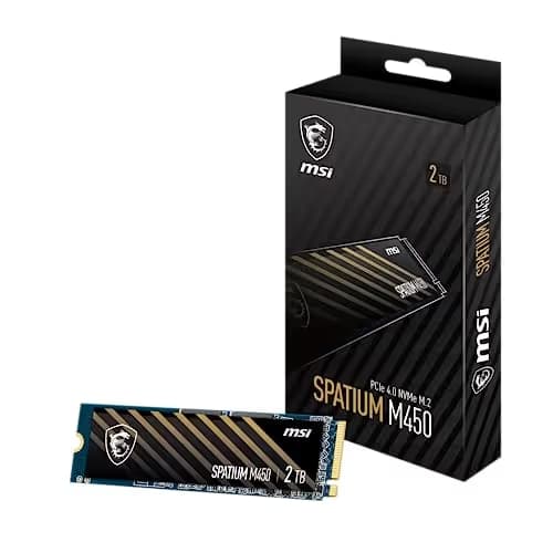 MSI SPATIUM M450 2TB M.2-2280 SSD PCIe 4.0 X4 NVMe main image