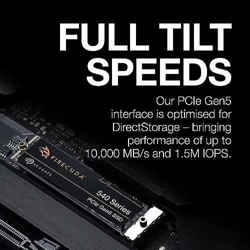 Seagate FireCuda 540 2TB M.2 SSD PCIe 5.0 NVMe image