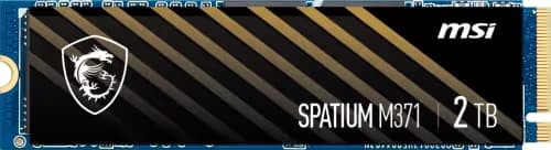 MSI SPATIUM M371 2TB SSD M.2-2280 PCIe 3.0 x4 NVMe image
