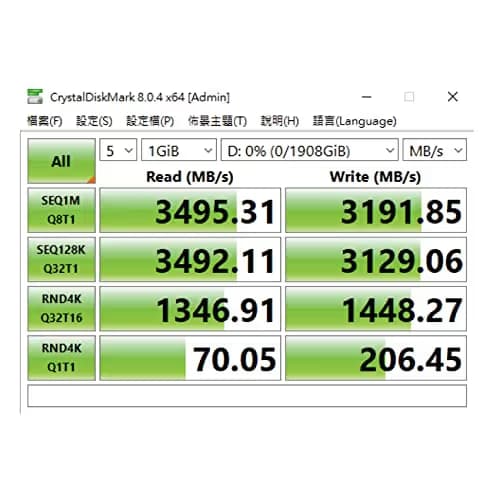 Leven JPR700 2TB SSD M.2 NVMe PCIe 3.0 image