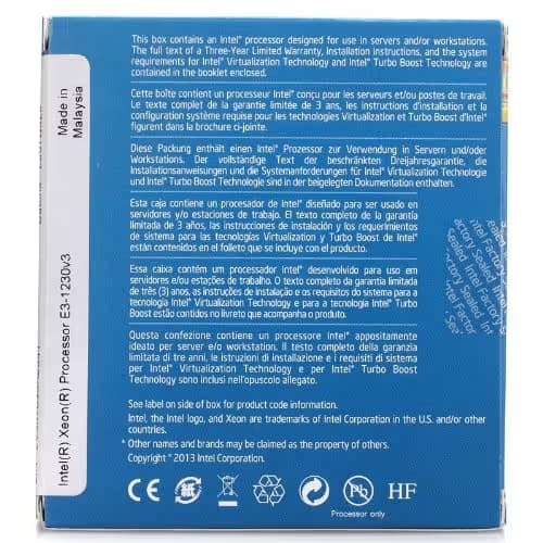 Intel Xeon E3-1230 V3 3.3 GHz 4-Core LGA1150 image