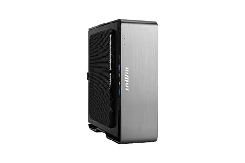 In Win Chopin MAX Mini-ITX Desktop Gray with Mesh Side Panel, USB 3.2 Gen 2x2 Type-C, USB 3.2 Gen 1 Type-A, and 200 W Power Supply main image