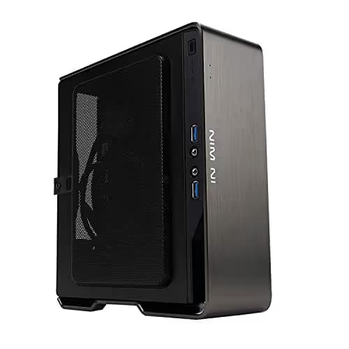 In Win Chopin Pro HTPC Black Mesh Side Panel w/200 W Power Supply image