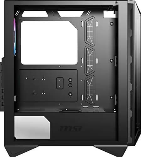MSI MPG GUNGNIR 110R ATX Mid Tower Black with Tempered Glass Side Panel and USB 3.2 Gen 2 Type-C, USB 3.2 Gen 1 Type-A image